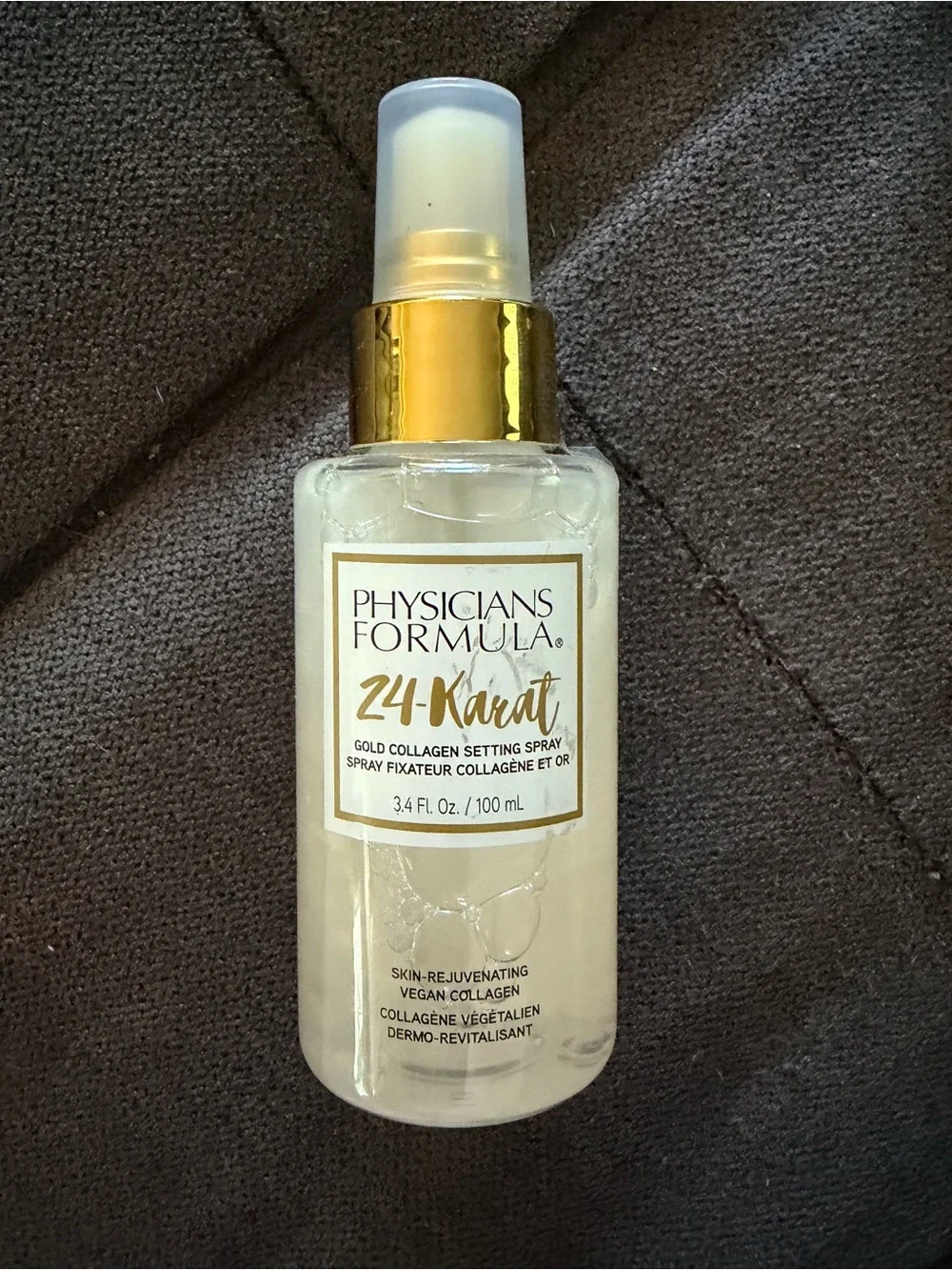 Physicians Formula Gold Collagen Setting Spray - Gold & Clear Bottle